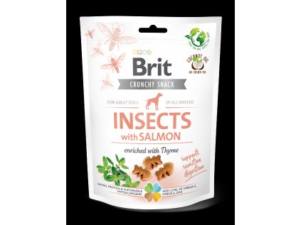 Brit Care Dog Crunchy Cracker s hmyzom, lososom a tymiánom 200 g