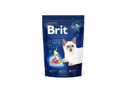 Brit Premium by Nature Cat Sterilized Lamb 1,5 kg