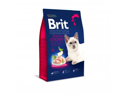 Brit Premium by Nature Cat Sterilized Chicken 8 kg