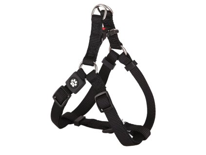 Postroj Gimborn Nylon X 2,5x65-99 cm čierny