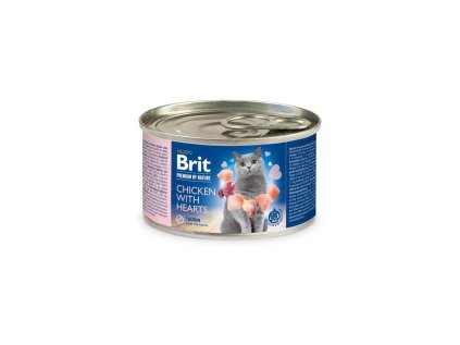 Brit Premium by Nature cat chicken with Hearts  200g