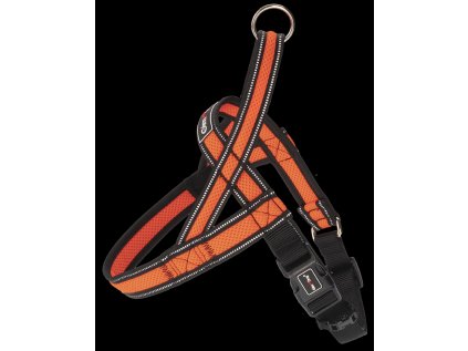 Postroj Gimborn Mesh Y 2,0x55 58-70cm oranžový