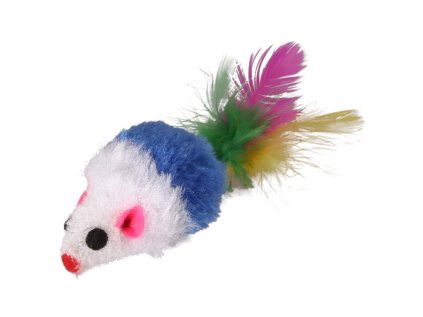Huhubamboo myš s perím 4,5 cm  bal. 150 ks