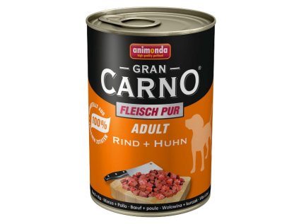 Animonda GranCarno Adult konzerva pre psy hovädzie + kura 800g