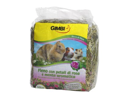 Gimborn IT Gimbi Kŕmne seno s ružou 500g