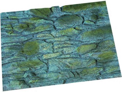 Flamingo akvarijné pozadie 3D kamenná stena polystyrén 60x44cm