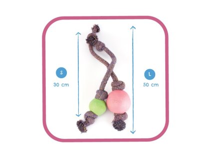 Loptička BecoBall Lano L ružová