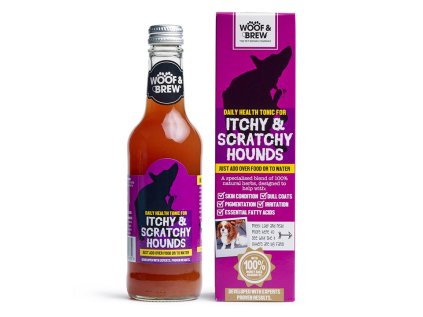 Woof&Brew Itchy & Scratchy Tonic na zdravú kožu a krásnu srsť