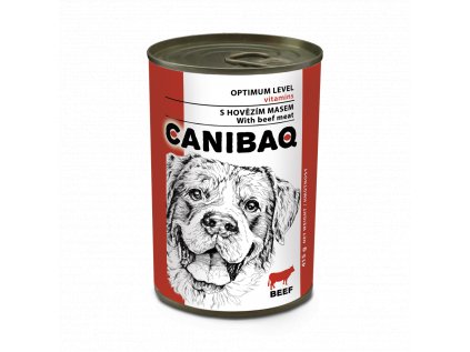 CANIBAQ Classic konzerva pes hovädzie 10 x 415 g