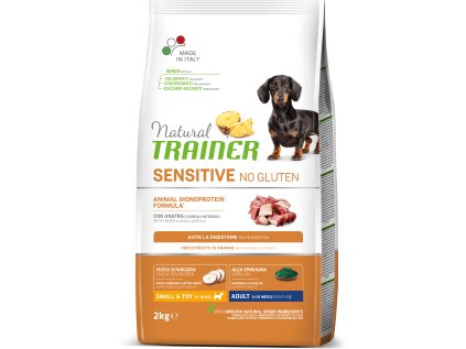 Natural Trainer Sensitive No glutén Adult Mini kačica 2kg