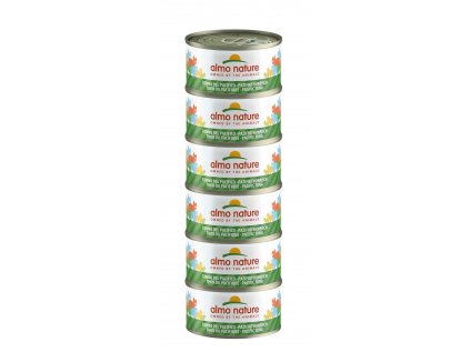 Almo Nature HFC Natural Light Meal Cat Megapack kuracie a tuniak 4x50g