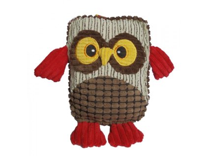 hračka Sova textil so zvukom 26x24cm