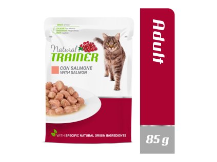 Kapsička Natural Trainer Cat adult losos 85 g