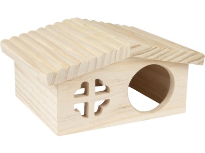 FLAMINGO domček HOUSE STALLY WOOD 19,5x17x9,5cm