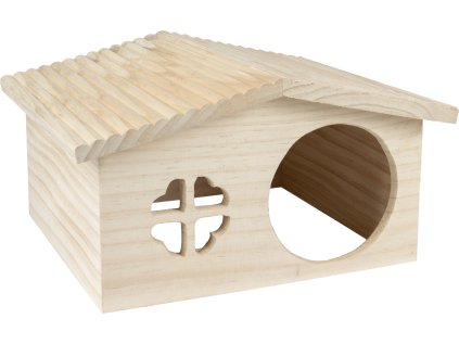 FLAMINGO domček HOUSE STALLY WOOD 32,5x27,5x17,5cm