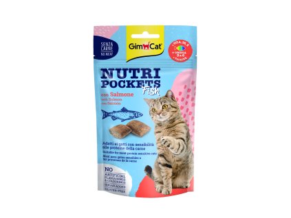 GIMCAT Nutri pockets losos 60 g