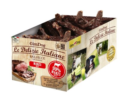 GIMDOG LE DELIZIE ITALIANE klobáska hovädzie 1ks