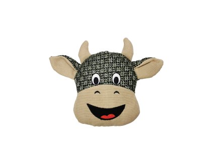 Hračka pre psov krava tvár 18 cm