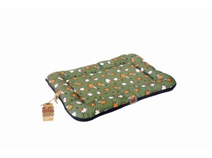 Vankus Huhubamboo khaki jezko 65x45cm