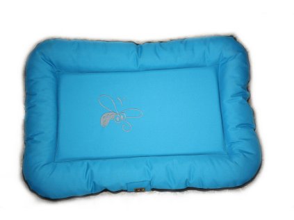 Vankus Huhubamboo modra šedá 65x45cm