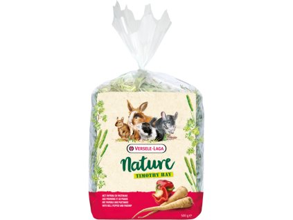Versele-Laga Nature Timothy Hay Bell Pepper and Parnsnip 500g