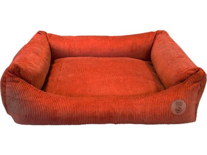 HUHUBAMBOO Pelech pre psíka CORD oranžový veľkosť L