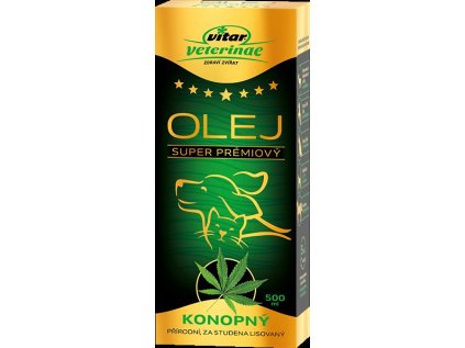 VITAR Veterinae konopný olej 500ml