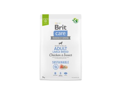 Brit Care Dog Sustainable Adult Large Breed, 3kg