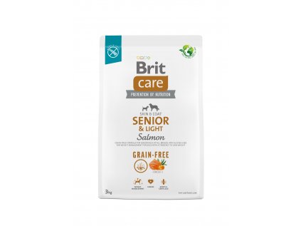 Brit Care Dog Grain-free Senior and Light, 3kg
