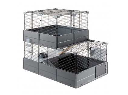 Ferplast MULTIPLA DOUBLE dvojposchodová modulárna klietka pre králiky a morčatá