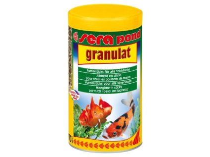 Sera kompletné krmivo pre okrasné ryby v jazierku Pond Granulat 1000ml NATURE