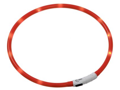 Karlie Visiolight svietiaci LED obojok pre psov 70cm oranžový