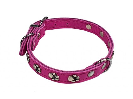HUHUBAMBOO obojok s labkami 40 cm, fuchsia