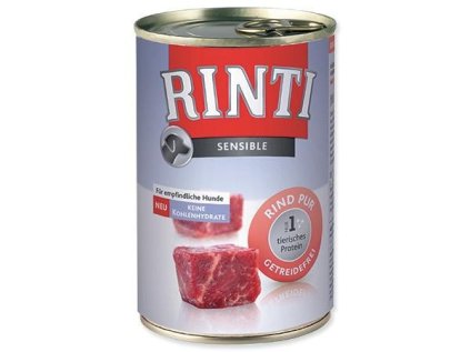 Finnern Rinti Sensible konzerva pro psy hovädzie 400g