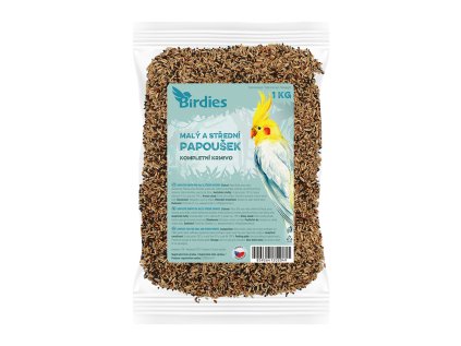 Birdies krmivo štandard pre malé a stredné papagáje 1kg