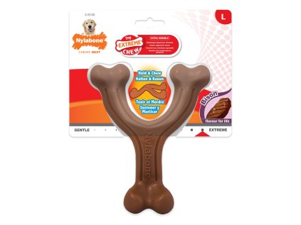 Nylabone hračka Extreme Wishbone príchuť bizón L