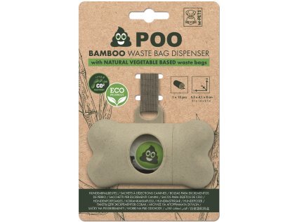 M-Pets Poo Bamboo zásobník na vrecká na trus