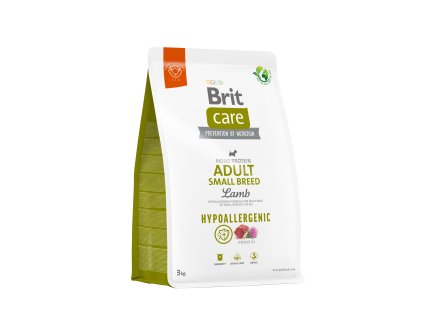 Brit Care Dog Hypoallergenic Adult Small Breed - lamb and rice 3kg