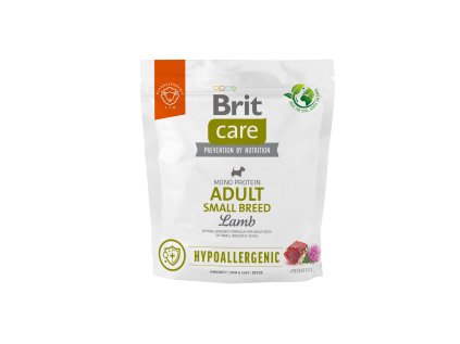 Brit Care Dog Hypoallergenic Adult Small Breed - lamb and rice 1kg
