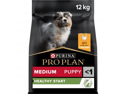 Pro Plan Dog Healthy Start Puppy Medium kura 12kg