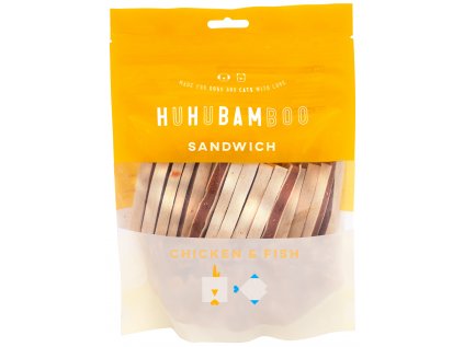 Huhubamboo kurací sendvič s treskou 250g