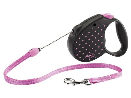 Flexi Color vôdzka lanko ružová S 5m/12kg