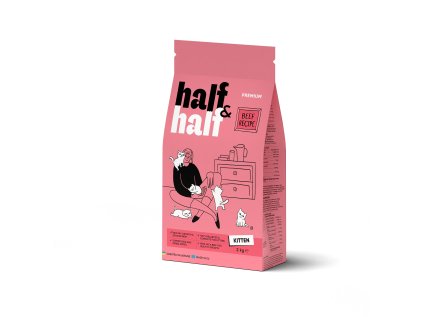 Half&Half Kitten hovädzie 2 kg