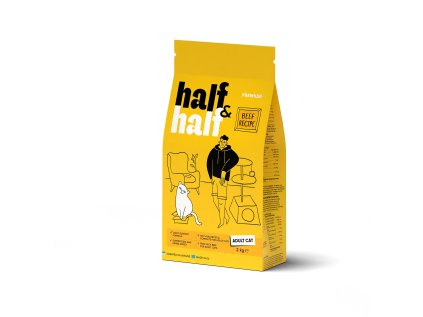 Half&Half Cat Adult hovädzie 2 kg