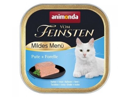 Animonda Vom Feinsten paštéta pre kastrované mačky morka + pstruh 100g