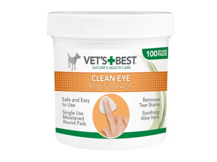 VET´s BEST Čistiace utierky na oči pre psov 100 ks