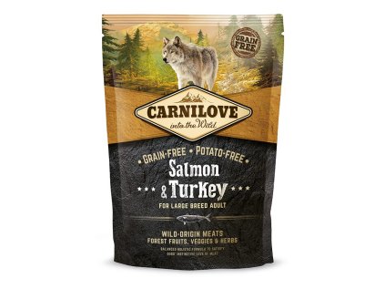 Carnilove Salmon &Turkey LB 1,5kg - losos a krocan