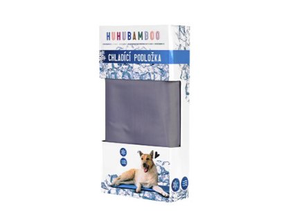 HUHUBAMBOO Chladiaca podložka L sivá