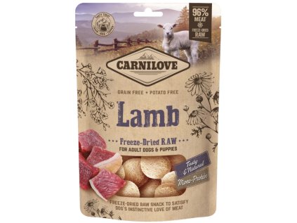 Carnilove Freeze-Dried Raw Lamb maškrta pre psov 60g