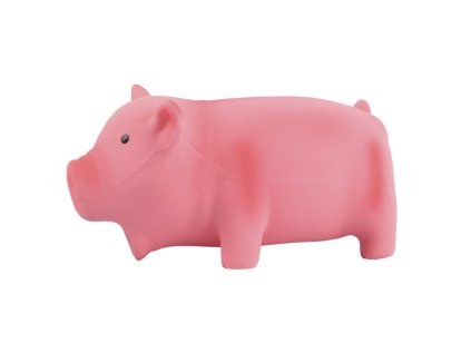 Huhubamboo pískacia hračka pre psov latexové prasiatko S 16cm